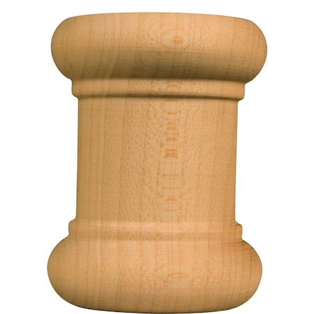 Osborne Wood Products 2 1/2 x 1 7/8 x 7/8 Sm. Half Round Spool in Hard Maple 7102HM